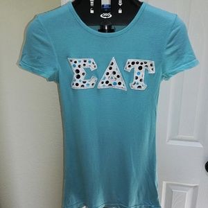 Sigma delta tau double stiched shirt